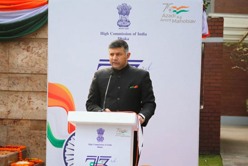 ঢাকায় ভারতের ৭৩তম প্রজাতন্ত্র দিবস উদযাপন