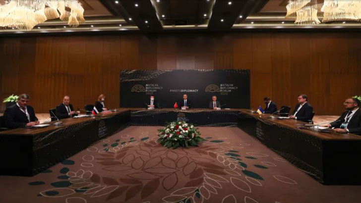 তুরস্কে বৈঠকে রাশিয়া-ইউক্রেনের পররাষ্ট্রমন্ত্রীরা